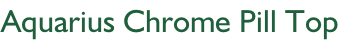 Aquarius Chrome Pill Top